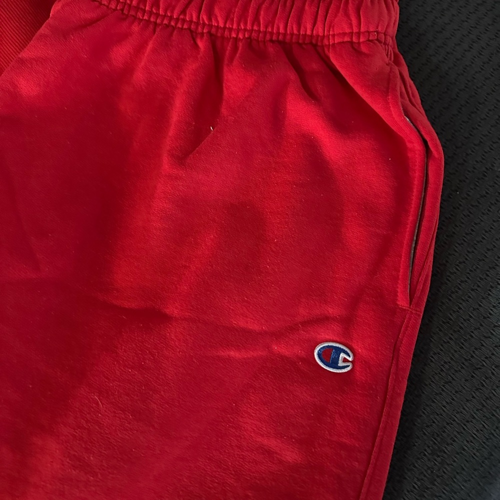 Champion Bold Red sweatpants/swestshirt Set - Picture 2 of 7